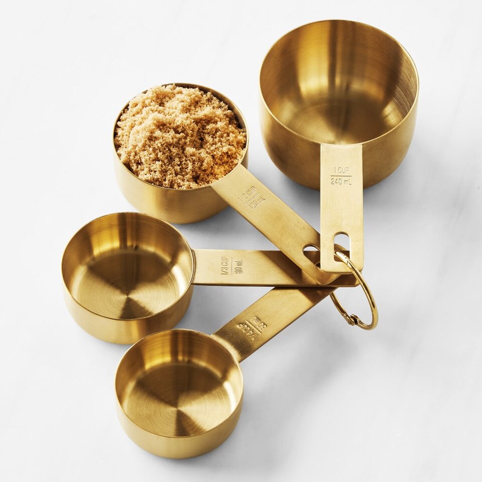 Williams Sonoma Gold Measuring Cups, Set of 4 Williams Sonoma AU